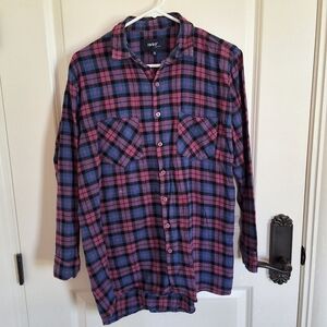 Inso Plaid Button-Up Shirt